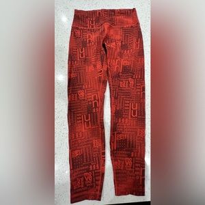 Lululemon wunder train contour fit high rise 25”  size 10